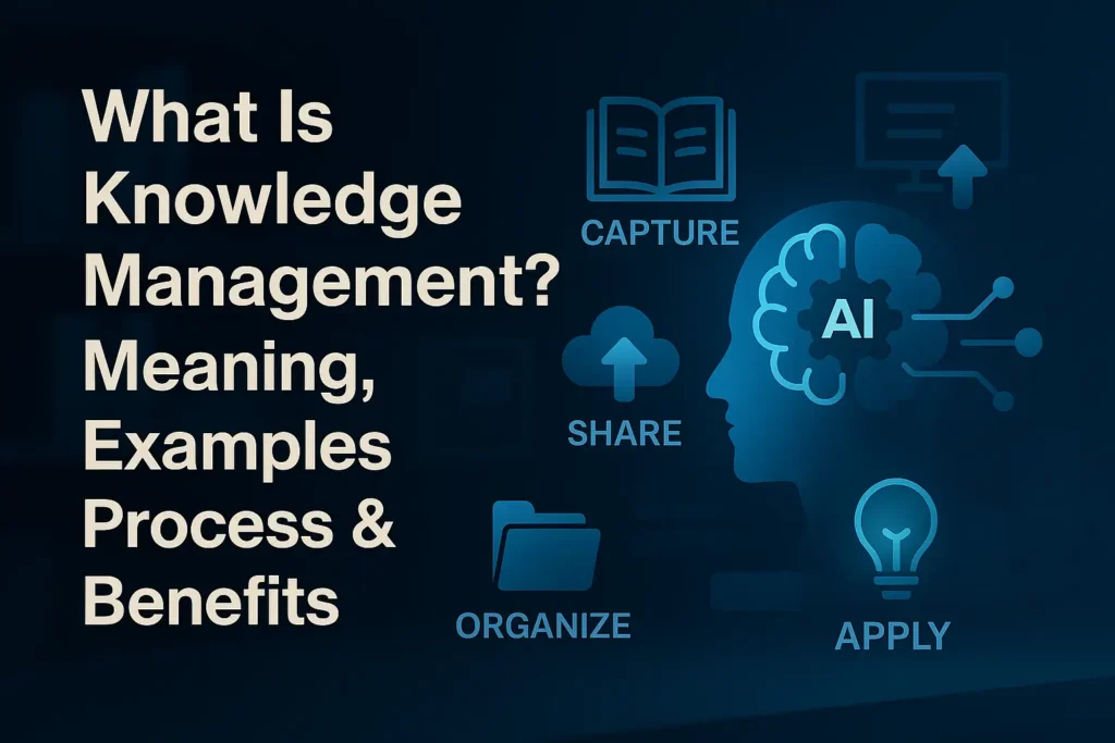 What Is Knowledge Management