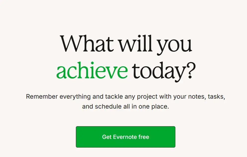 Evernote – Personal & Team Knowledge Management