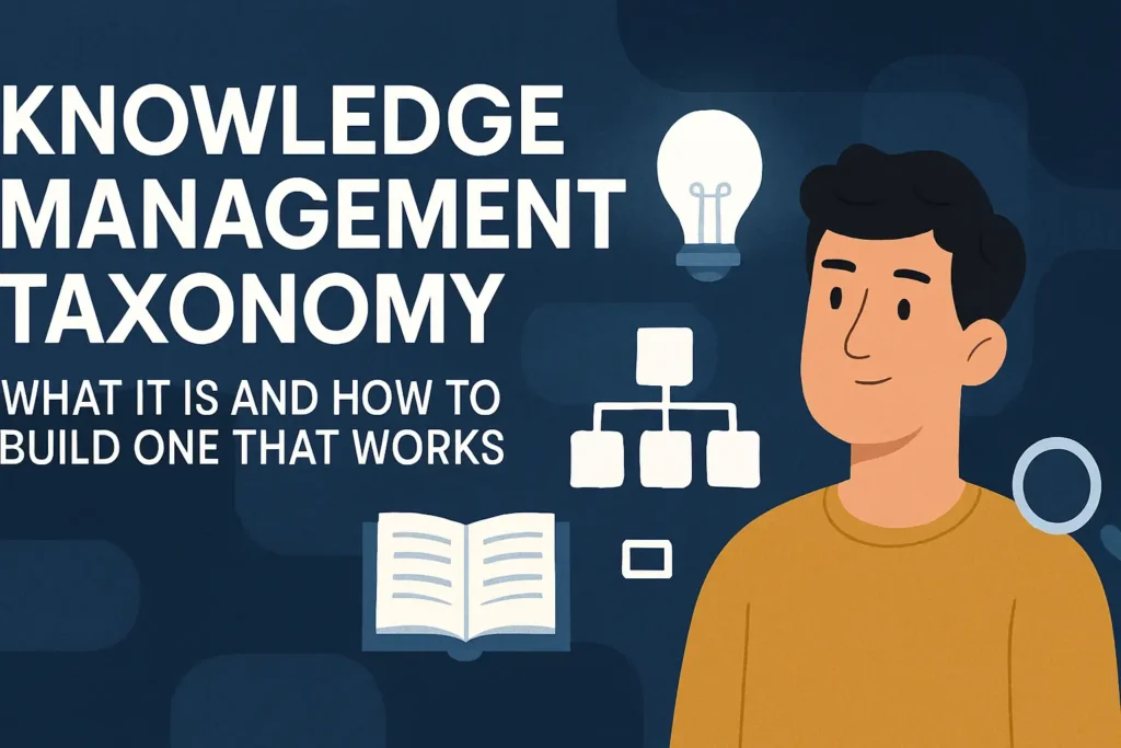 what is Knowledge Management Taxonomy
