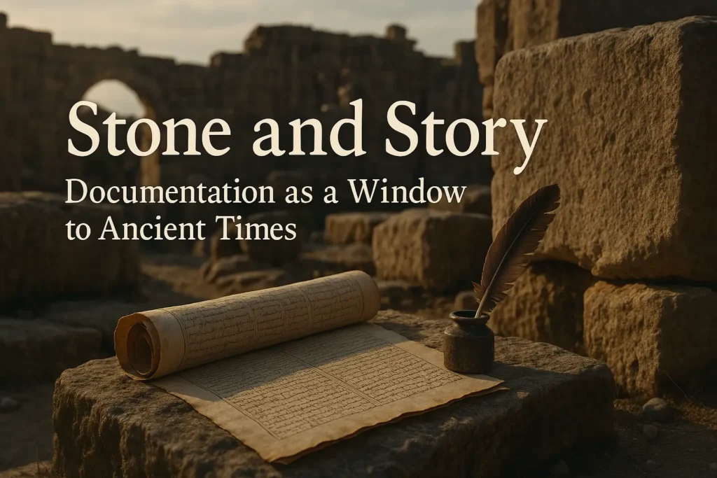 Stone and Story Documentation as a Window to Ancient Times