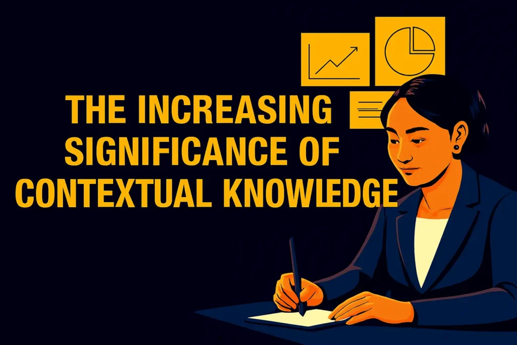 The increasing significance of contextual knowledge Banner