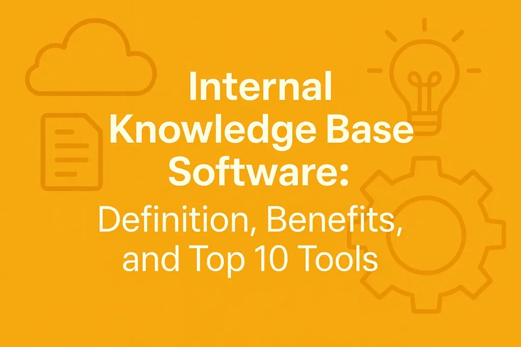 internal knowledge base software